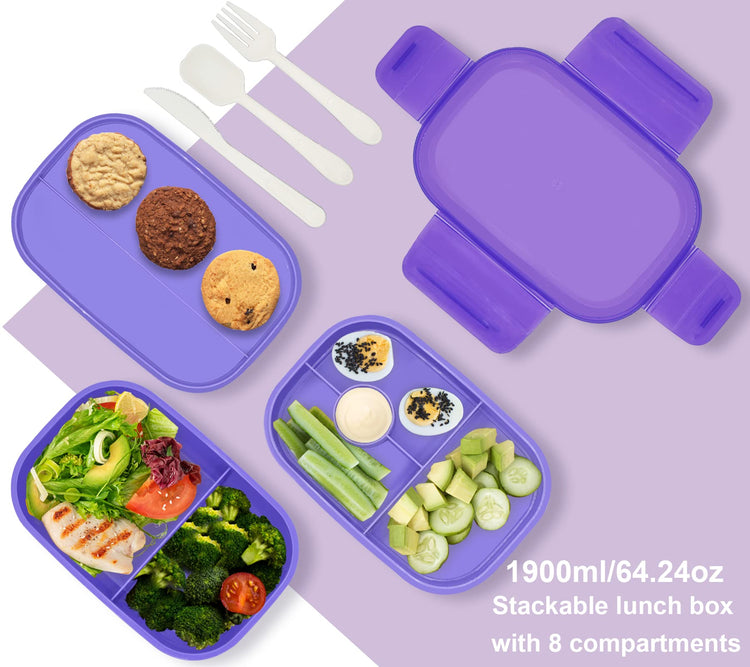 Leakproof Bento Box & Insulated Lunch Bag Set for School and Work