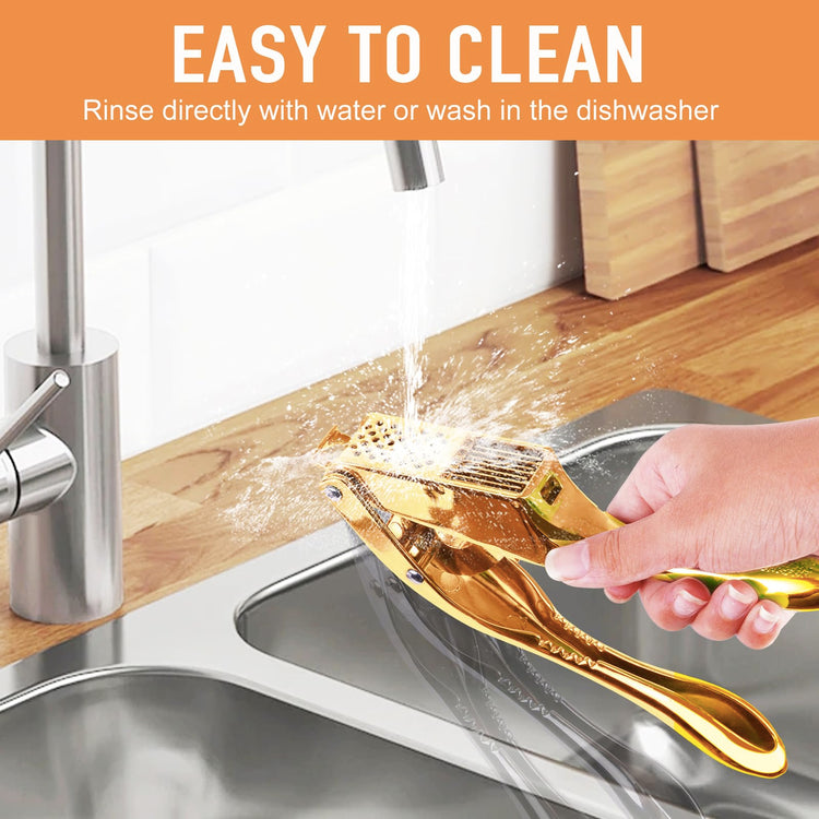 Garlic press and slicer 2 in 1