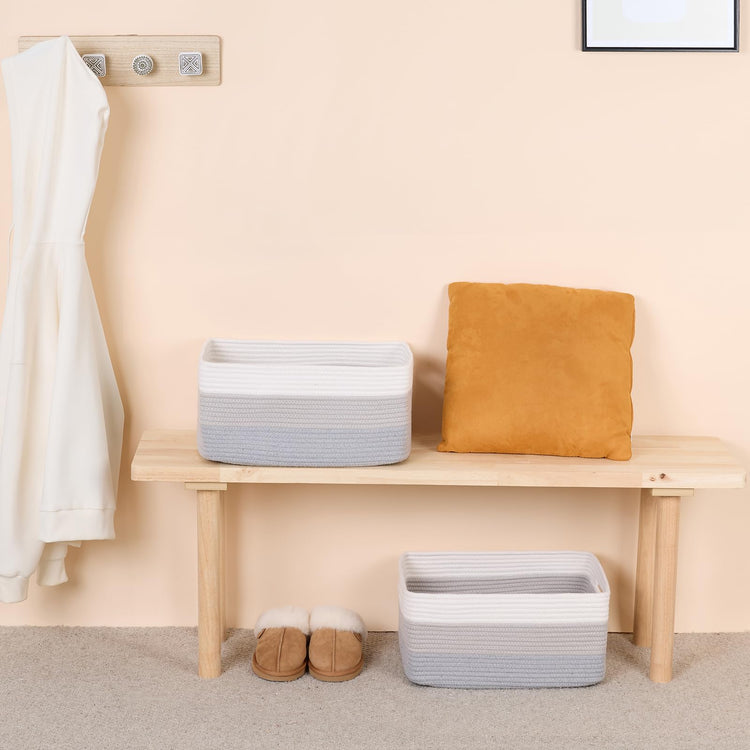 Large Storage Baskets for Organizing (4 Count)