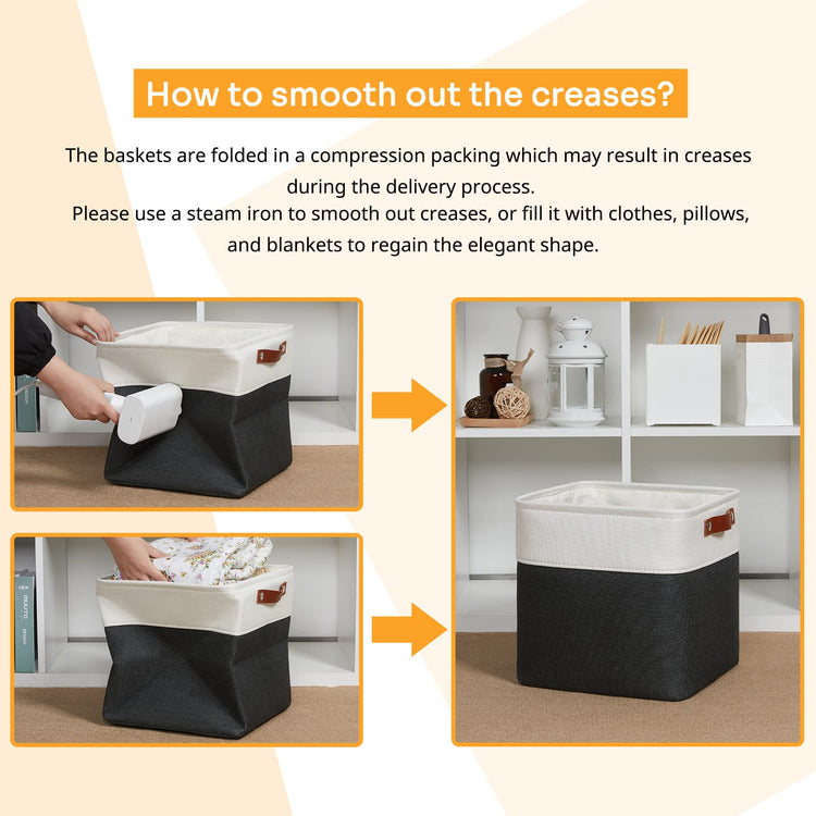 Set Of 4 Cube Storage Bins (4 Count)