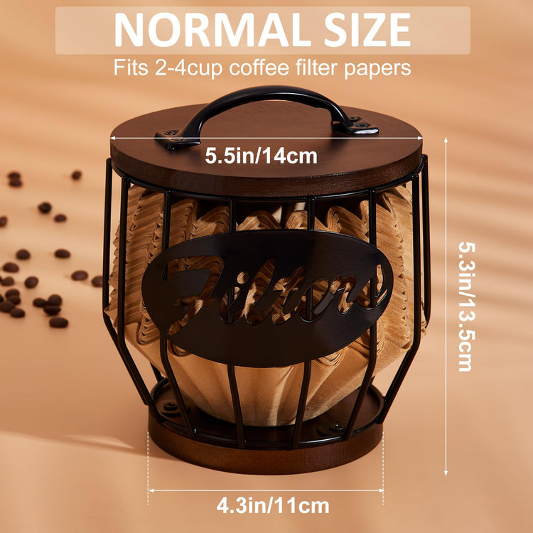 Coffee Filter Holder with Lid
