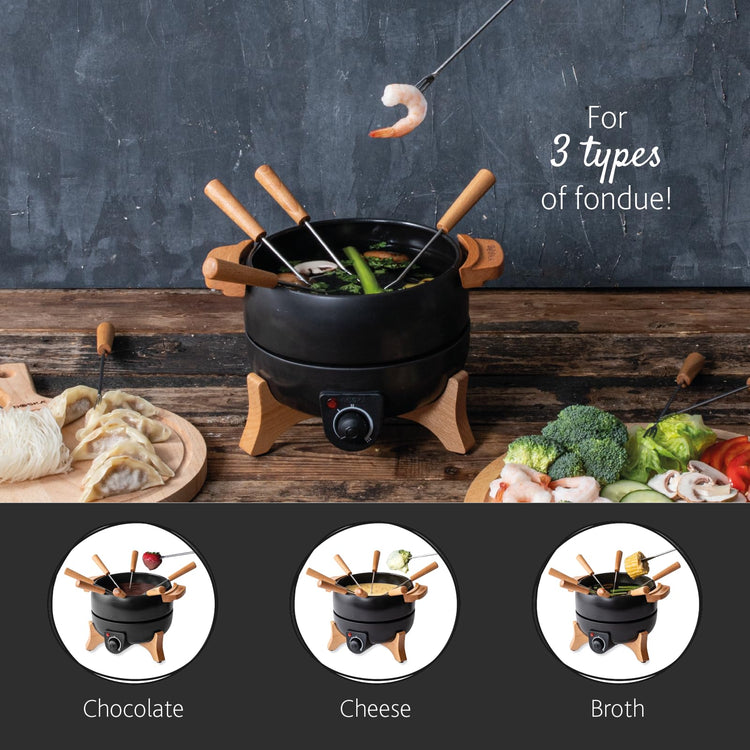 Electric Fondue Set Party 2.3 Quart
