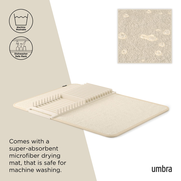 Udry Dish Drying Rack with Mat