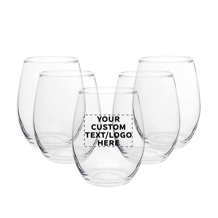 Stemless Wine Glasses by ARC Perfection 15 oz. Set of 10 (10 Count)
