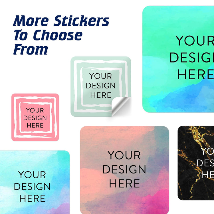 100 Custom Vinyl Stickers (100 Count)