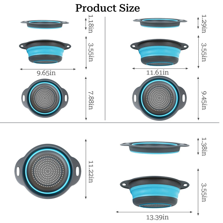 Collapsible Colander 3 (3 Count)
