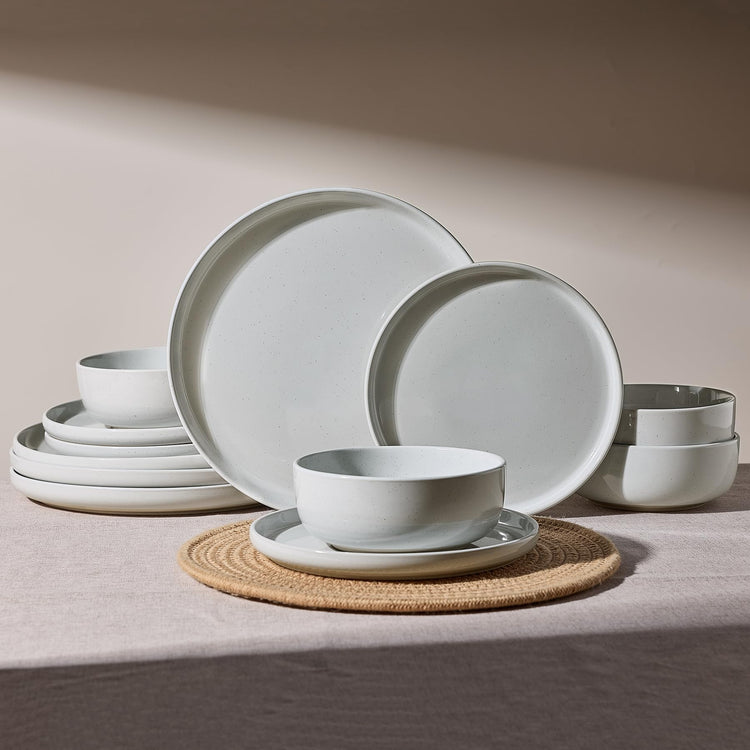Milkyway 12 Piece Stoneware Dinnerware Set