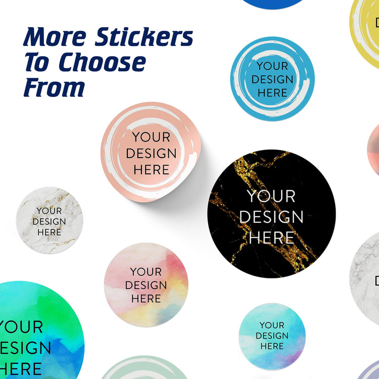 Custom Vinyl Stickers Your Image (100 Count)