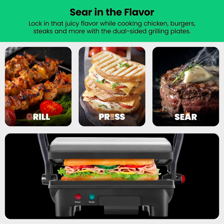 Electric Panini Press Grill