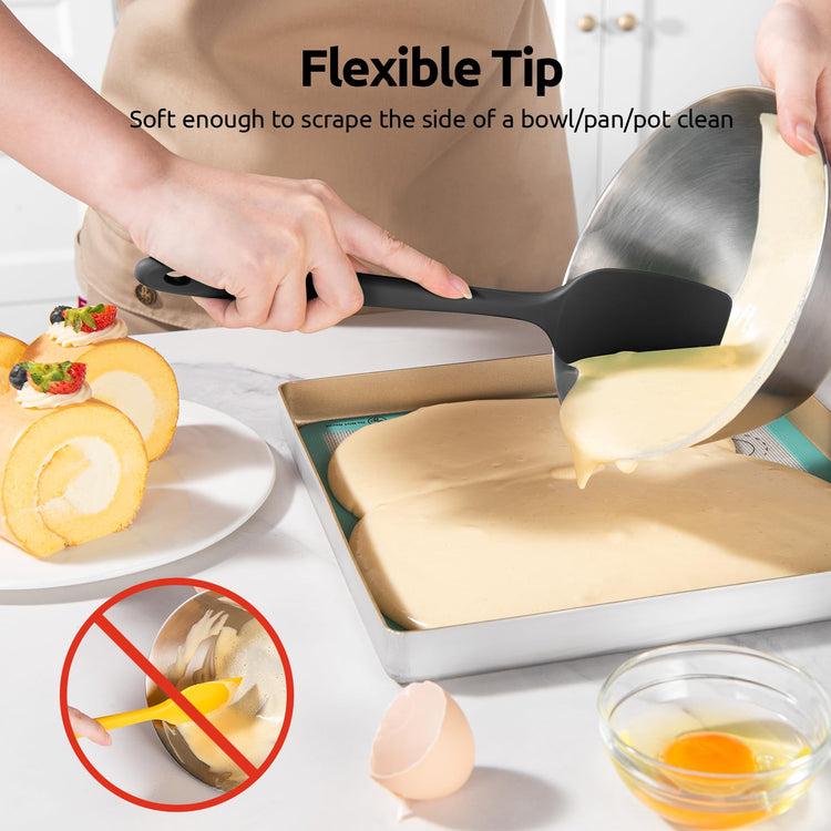 Silicone Spoon Spatula Set of 3
