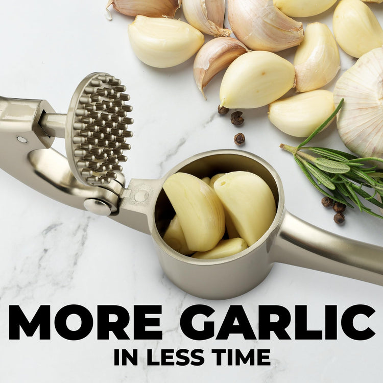 Large Premium Garlic Press Set