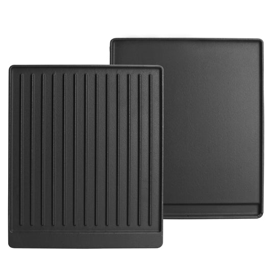 2-in-1 Reversible 15” x 12.8” Pre-Seasoned Cast Iron Cooking Griddle