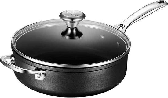 Le Creuset Toughened Nonstick PRO Cookware Set, 3 pc. (10" Fry Pan, 4.25 qt. Saute Pan with Lid)