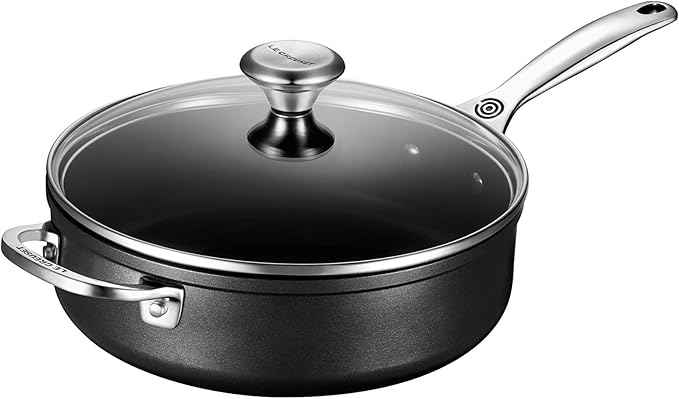 Le Creuset Toughened Nonstick PRO Cookware Set, 3 pc. (10" Fry Pan, 4.25 qt. Saute Pan with Lid)