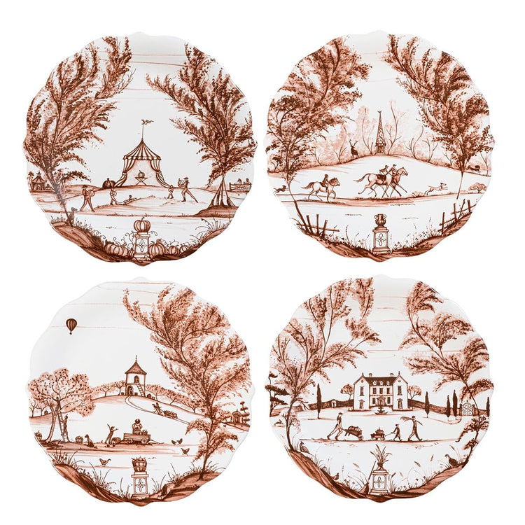 Country Estate Harvest Party Plate Assorted Set