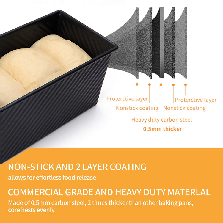 Pullman Loaf Pan with Lid 2 Pcs (2 Count)