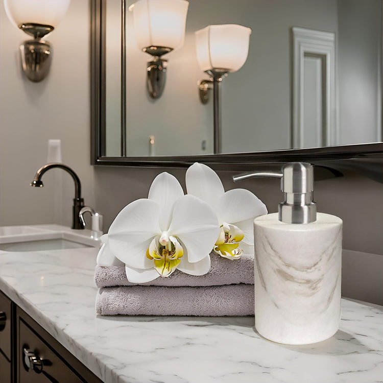 Marble Soap Dispenser (5.5 Fl Oz)