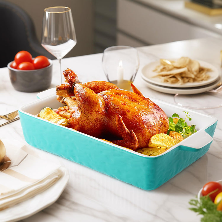 4 QT Baking Dish Deep Nonstick Dish Oven Safe