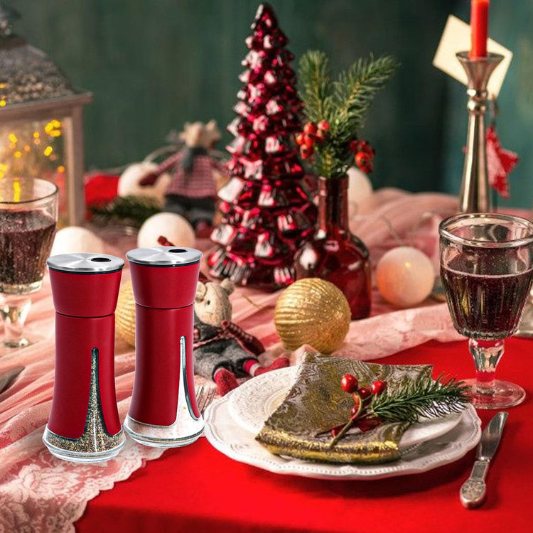 Red Salt and Pepper Shakers by Aelga (2 Count)