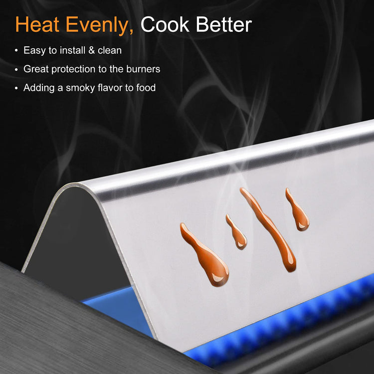 7635 Grill Flavorizer Bars for Weber Spirit E210 E220 S210 S215