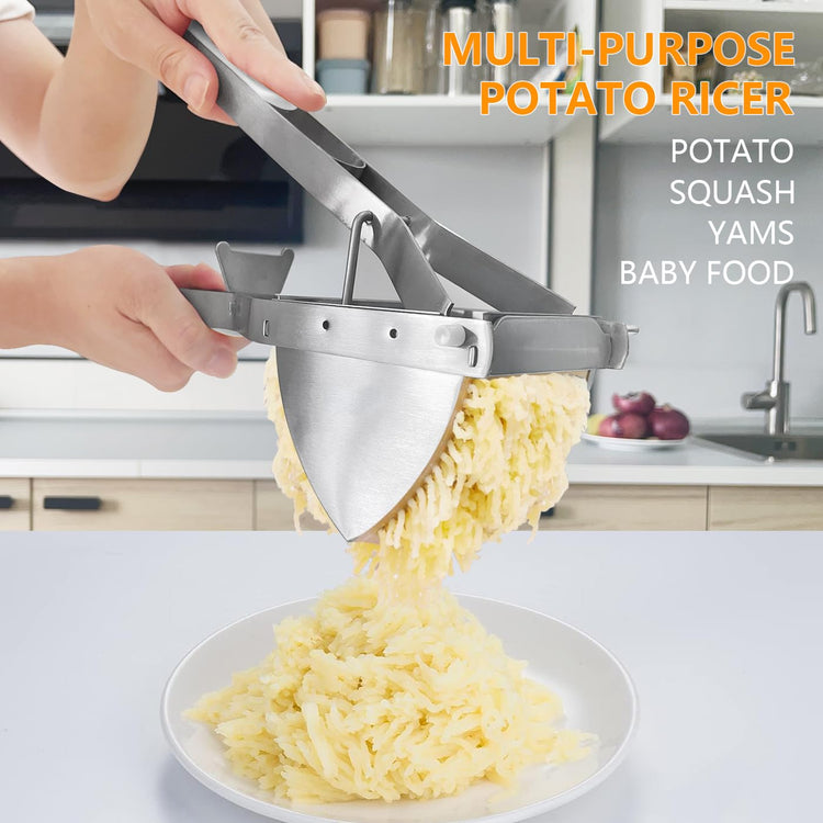 Stainless Steel Potato Ricer and Masher