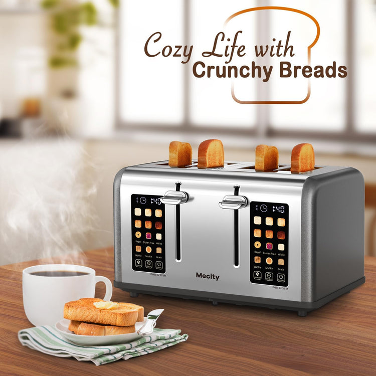 4 Slice Toaster with Touch Screen Control
