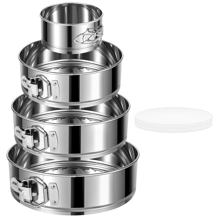 4" 7" 9" 10" Springform Pans Set of 4 (4 Count)