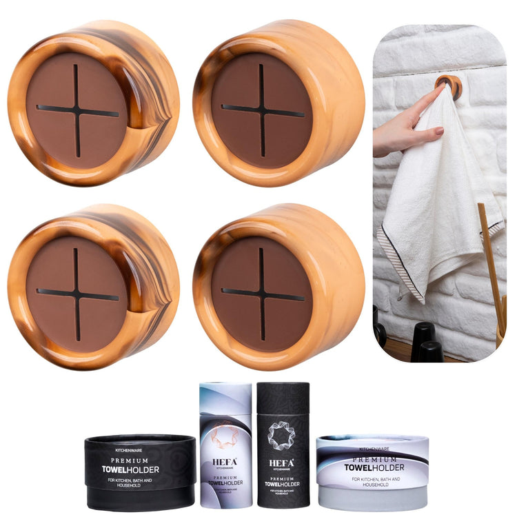 Towel Holder Towel Hooks (4 Count)