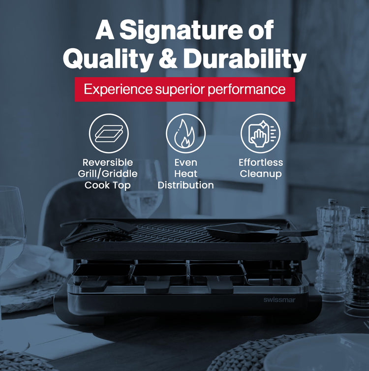 Classic 8 Person Raclette Party Grill