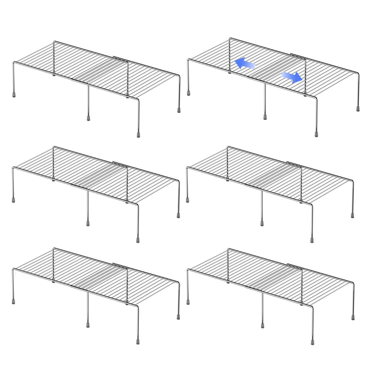Cabinet Storage Shelf Rack (6 Count)