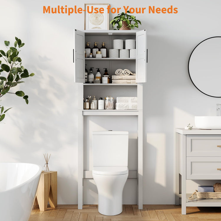 23.6 Inches Wide Toilet Rack with Over The Toilet Storage Cabinet