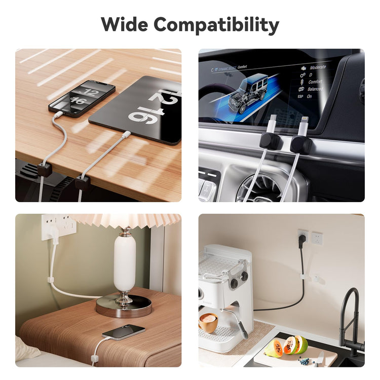 Rotatable Cord Organizer (8 Count)