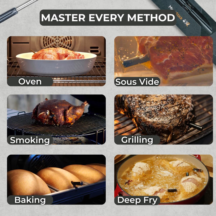 MeatStick 4X Bluetooth Wireless Meat Thermometer