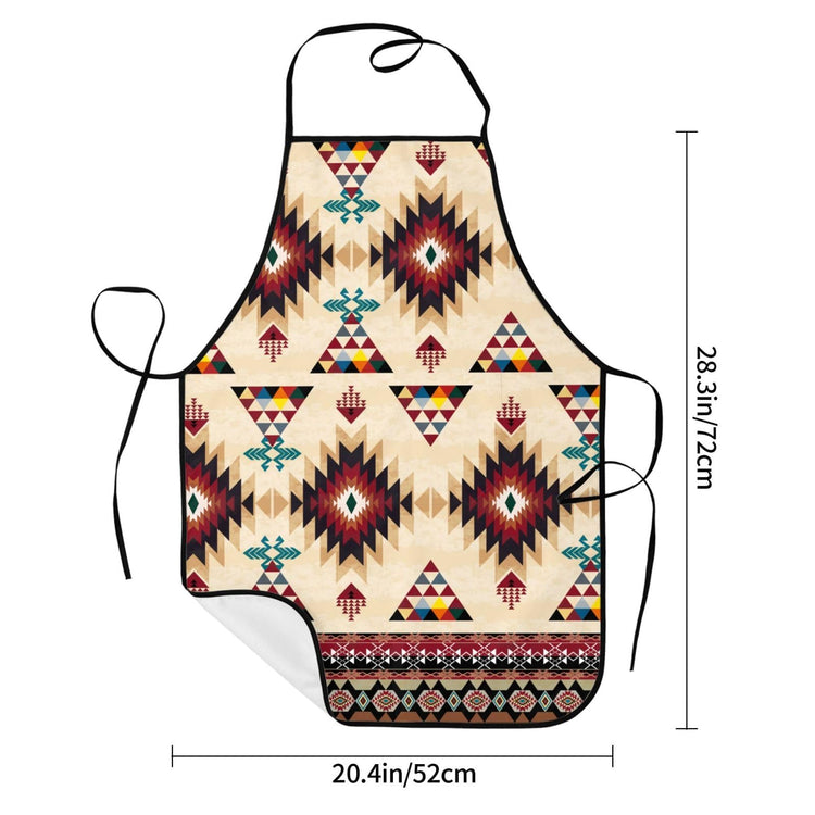 Southwest Native American Tribal Pattern Geometric Apron