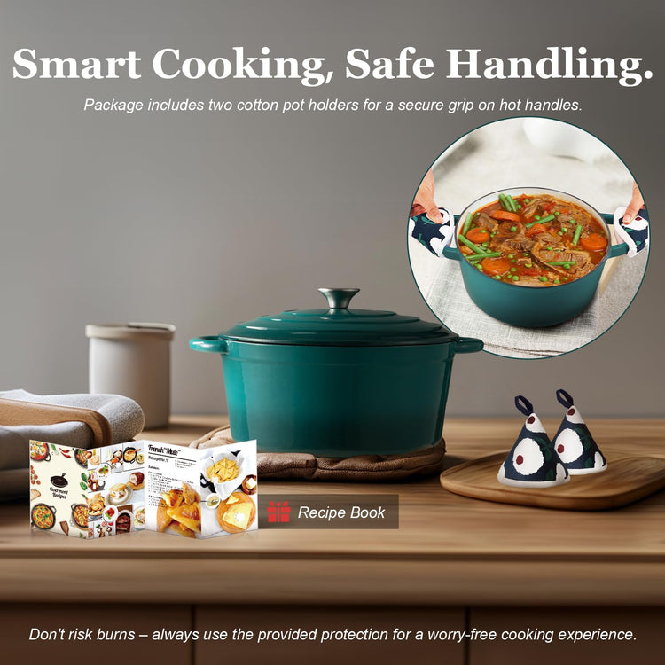 Enameled Cast Iron Dutch Oven