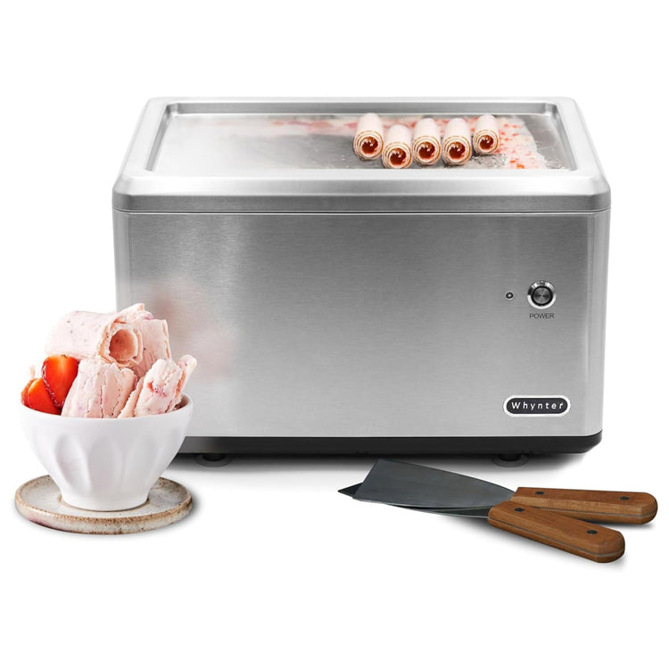Rolled Ice Cream Maker with Compressor