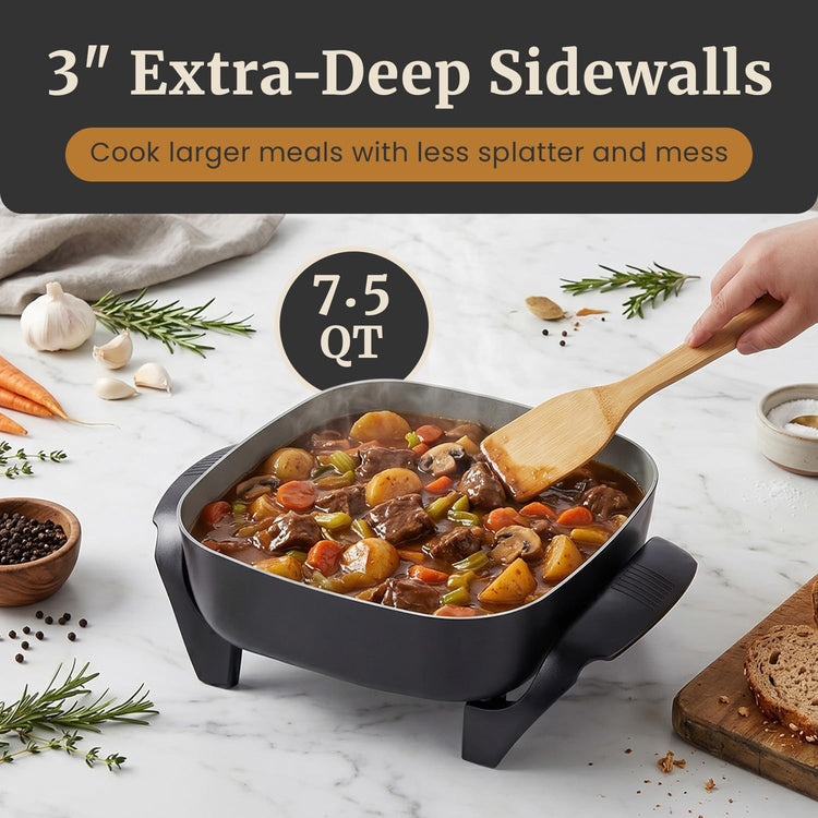 EG2313 PFAS Free Ceramic Electric Skillet