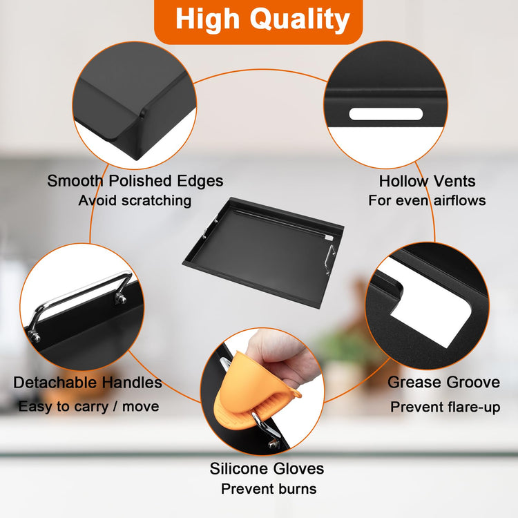 Full Size Griddle Insert for Char