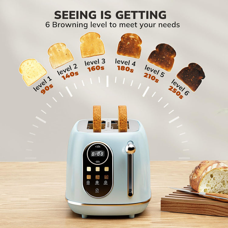 Smart Touch Screen Toaster 2 Slice