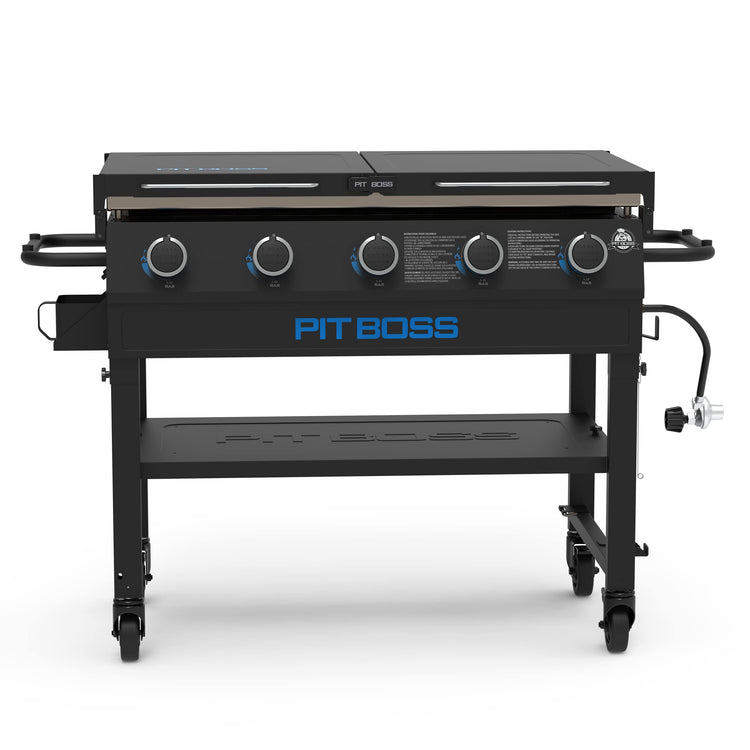11004 5 Burner with Folding Shelves Griddle
