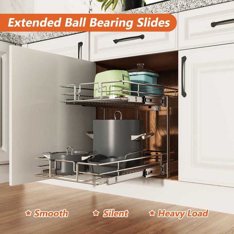 Individual Pull Out Cabinet Organizer