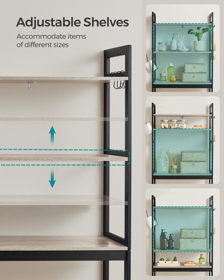 3 Tier Over The Toilet Storage