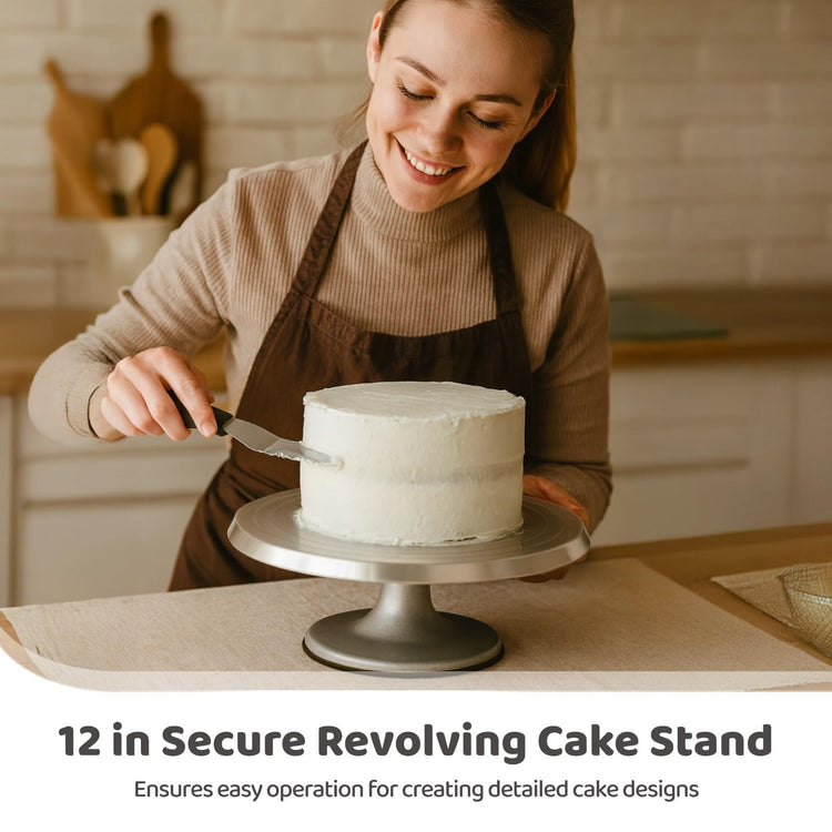 Aluminium Alloy Revolving Cake Stand