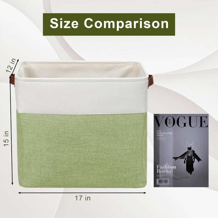 Large Fabric Storage Baskets (3 Count)