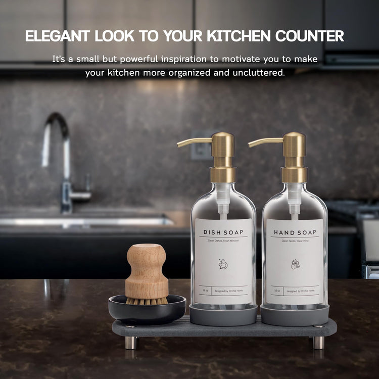Luxury] Kitchen Soap Dispenser Set (2 Count)
