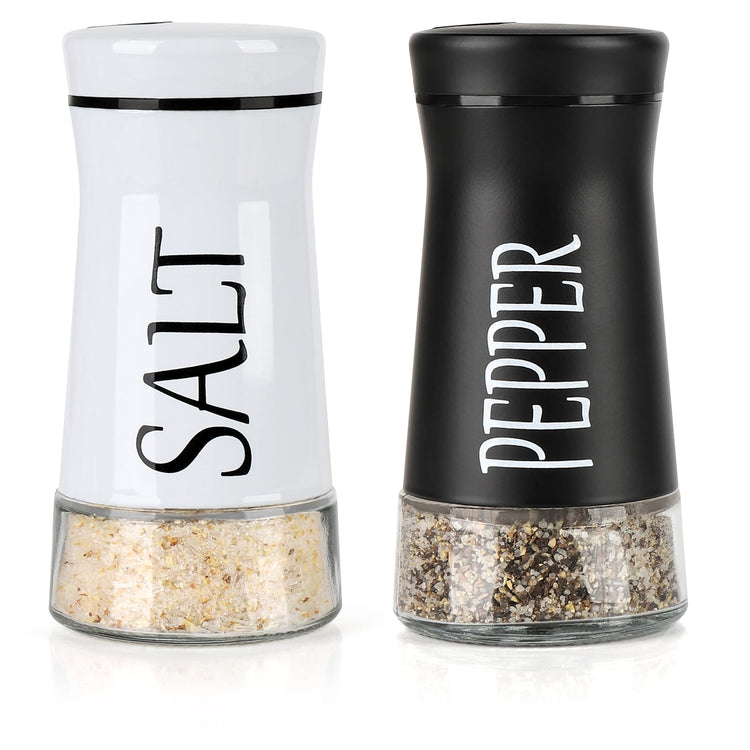 Salt and Pepper Shakers with Adjustable Pour Hole (2 Count)