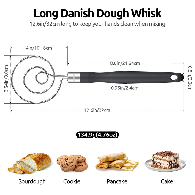 Danish Dough Whisk 18