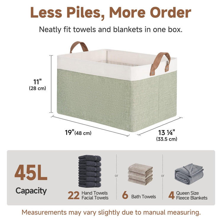 Closet Storage Bins (2 Count)