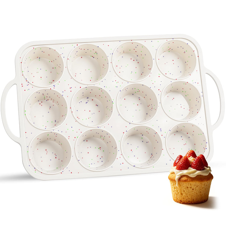 Silicone Muffin Pan with Metal Frame