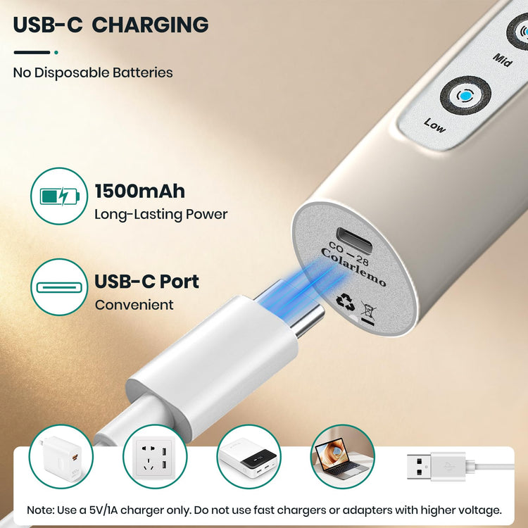 Milk Frother Handheld Rechargeable